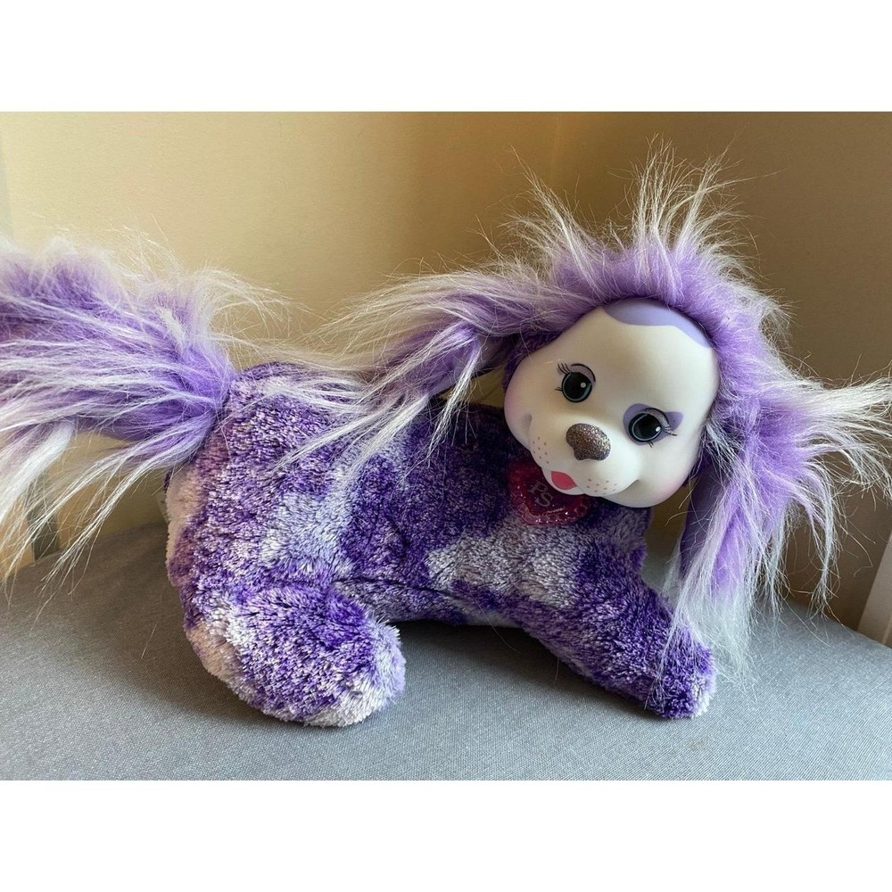 Puppy Surprise Tessa Dog Purple With 3 Puppies Plush Toy 11" Stuffed sku49